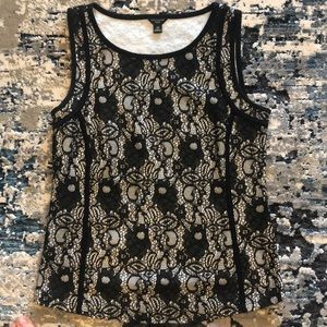 Ann Taylor - Petite Small - Lace Tank